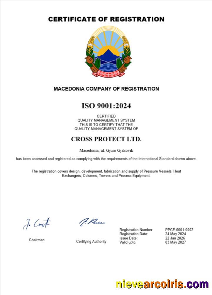 Macedonia business registration certificate